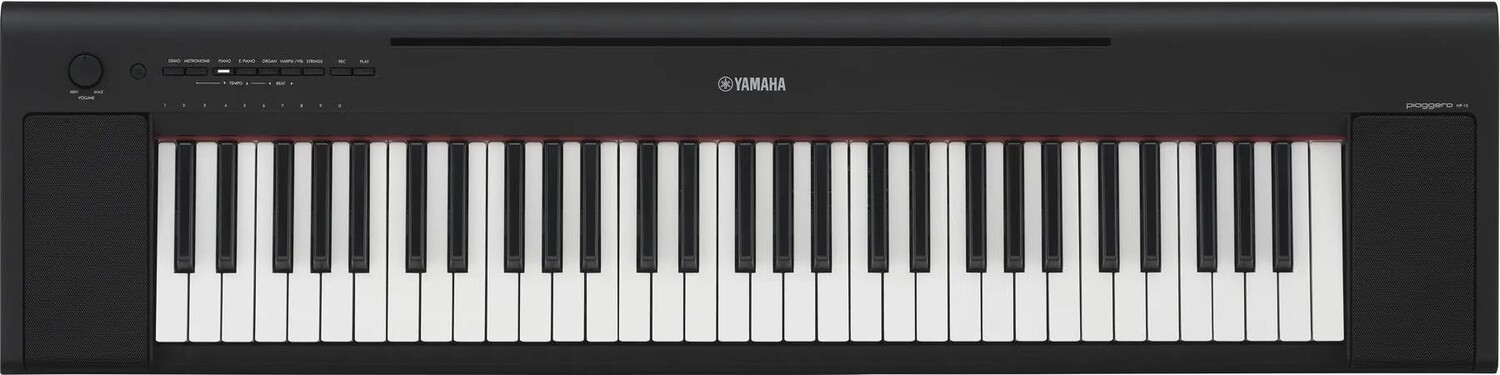 

Новое портативное пианино Yamaha Piaggero NP-15 с 61 клавишей — черное