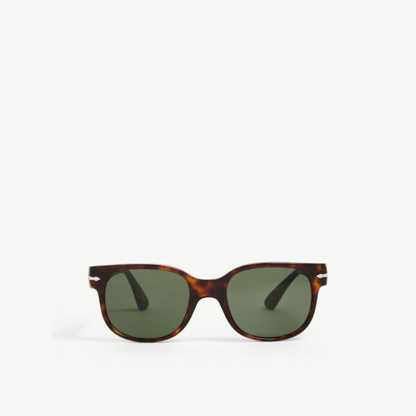 

Po3257s солнцезащитные очки из ацетата в квадратной оправе Persol, коричневый