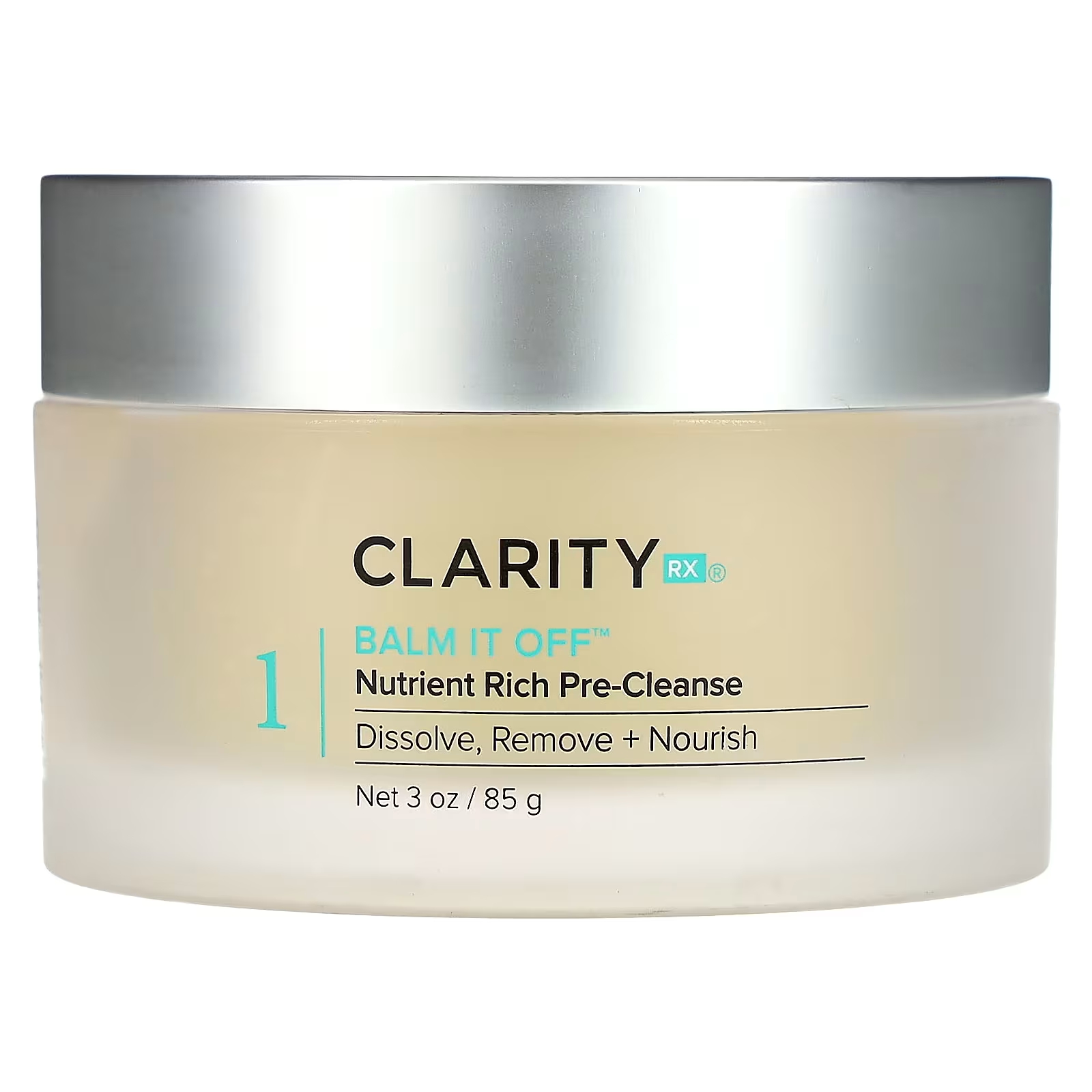 ClarityRx Balm It Off, богатое питательными веществами предварительное очищение, 3 унции (85 г)
