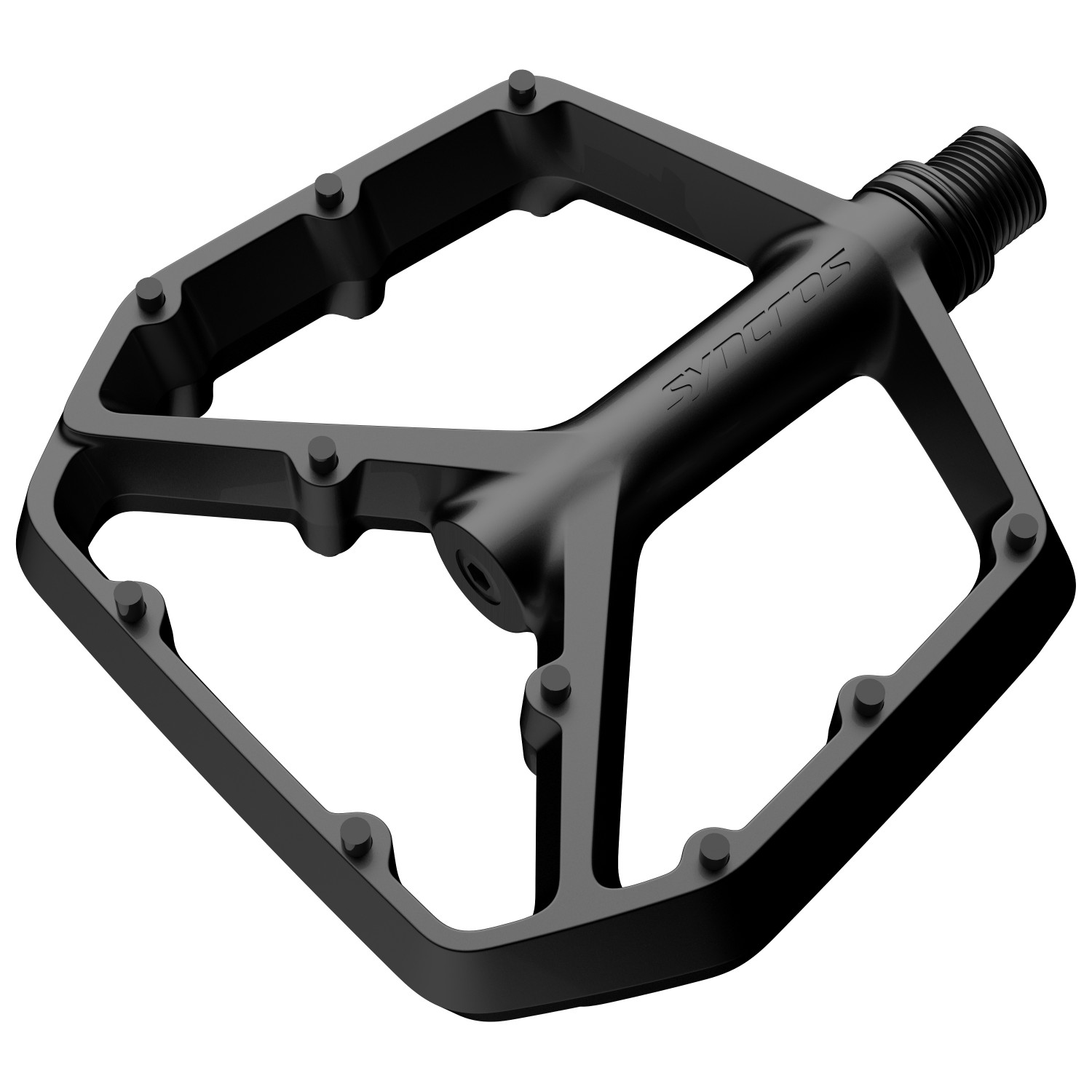 Педали платформы Syncros Flat Pedals Squamish II, черный bicycle pedals aluminum alloy pedals bicycle pedals aluminum alloy pedals with light emitting tablets mountain bike pedals