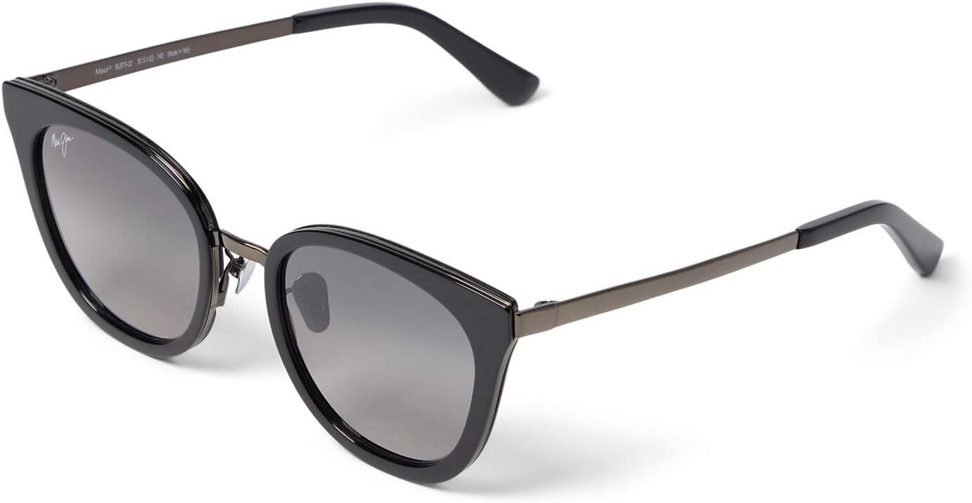 

Солнцезащитные очки Wood Rose Maui Jim, цвет Black Gloss/Dark Gunmetal/Neutral Grey