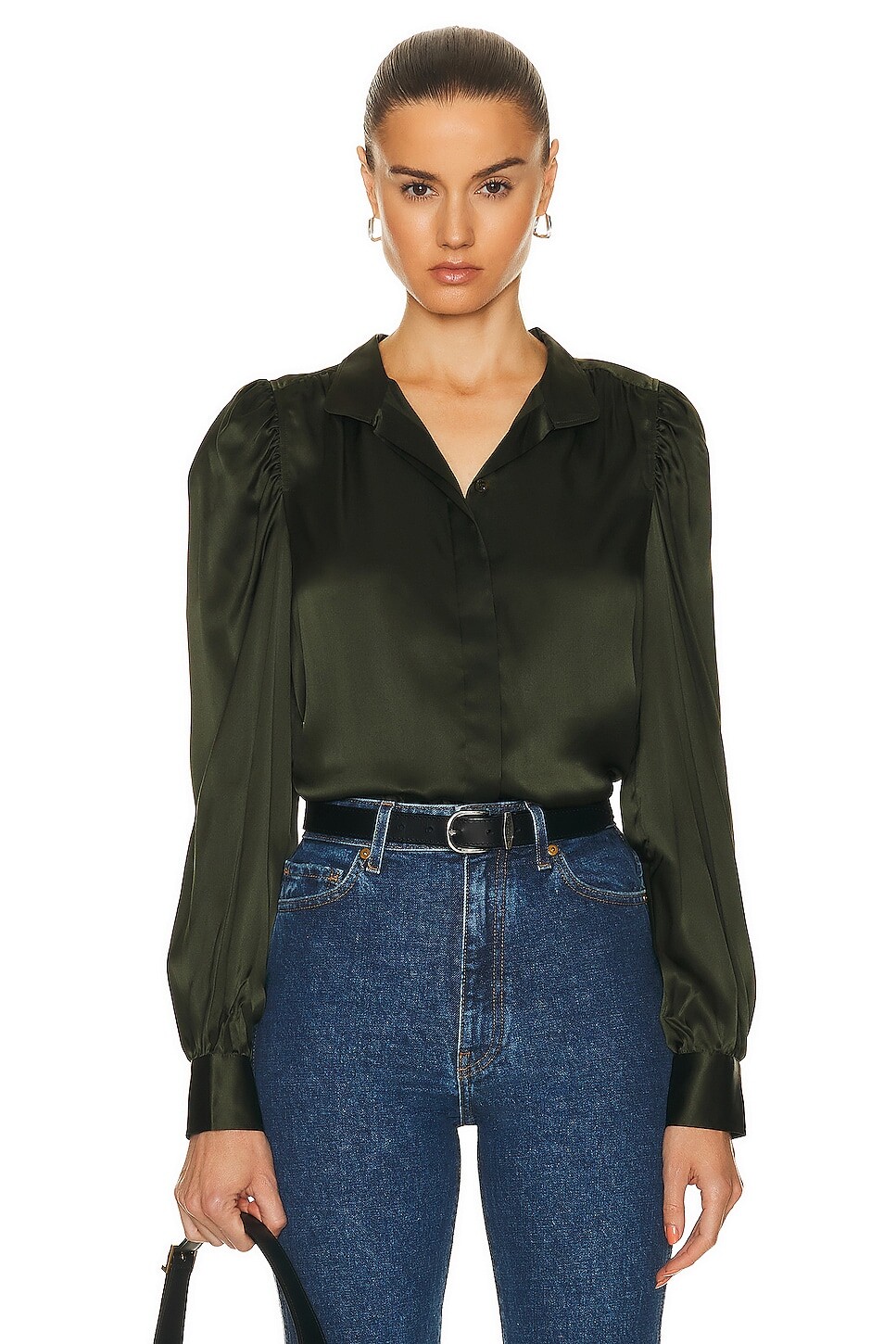 

Топ Frame Gillian Long Sleeve, цвет Surplus