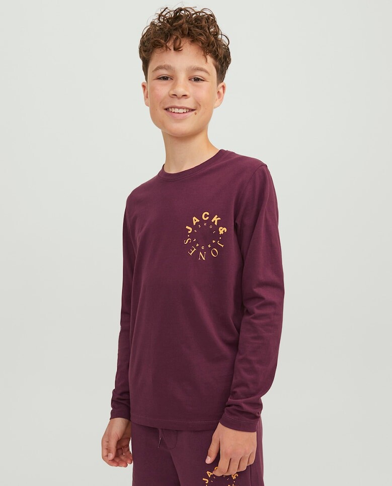 

Футболка для мальчика с длинным рукавом Jack & Jones, гранатовый