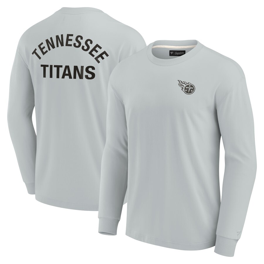 

Футболка с длинным рукавом Fanatics Signature Tennessee Titans, серый
