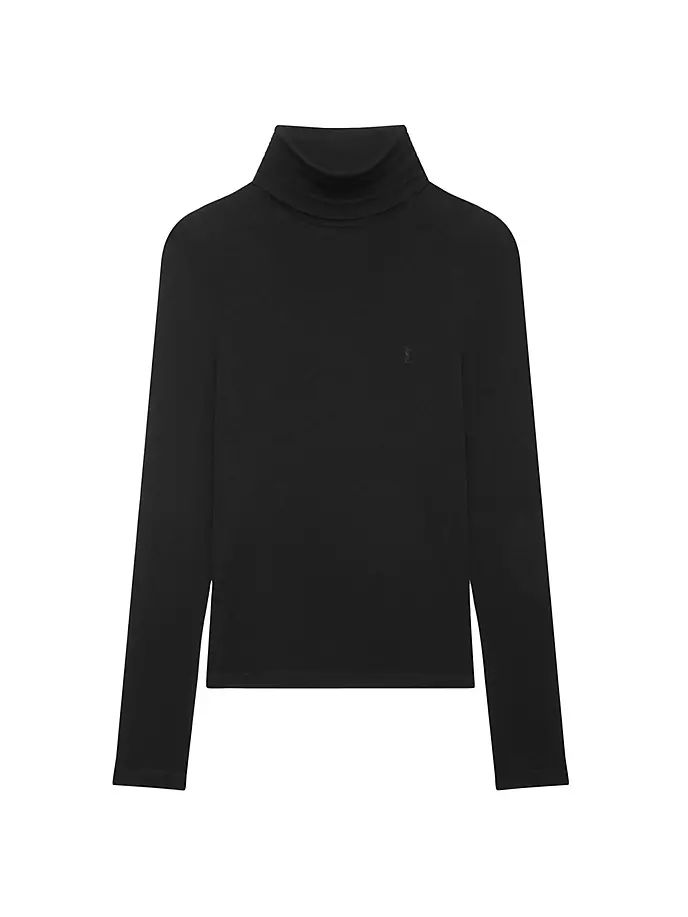 

Свитер с высоким воротником Cassandre Saint Laurent, черный