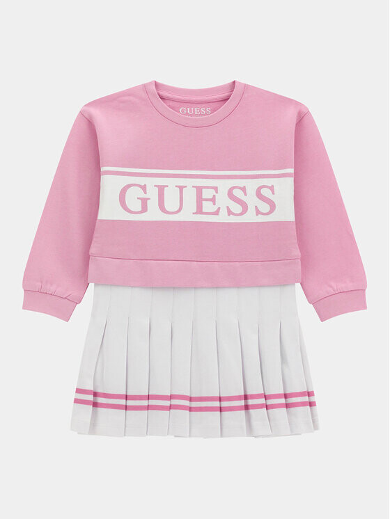 

Платье на каждый день, стандартного кроя Guess, розовый