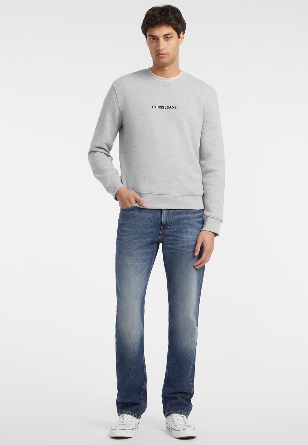 

Спортивный свитер LOGO Guess Jeans, серый