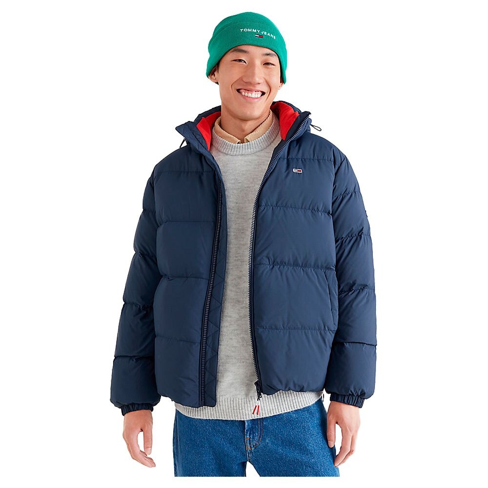 

Куртка Tommy Jeans Essential Down, синий