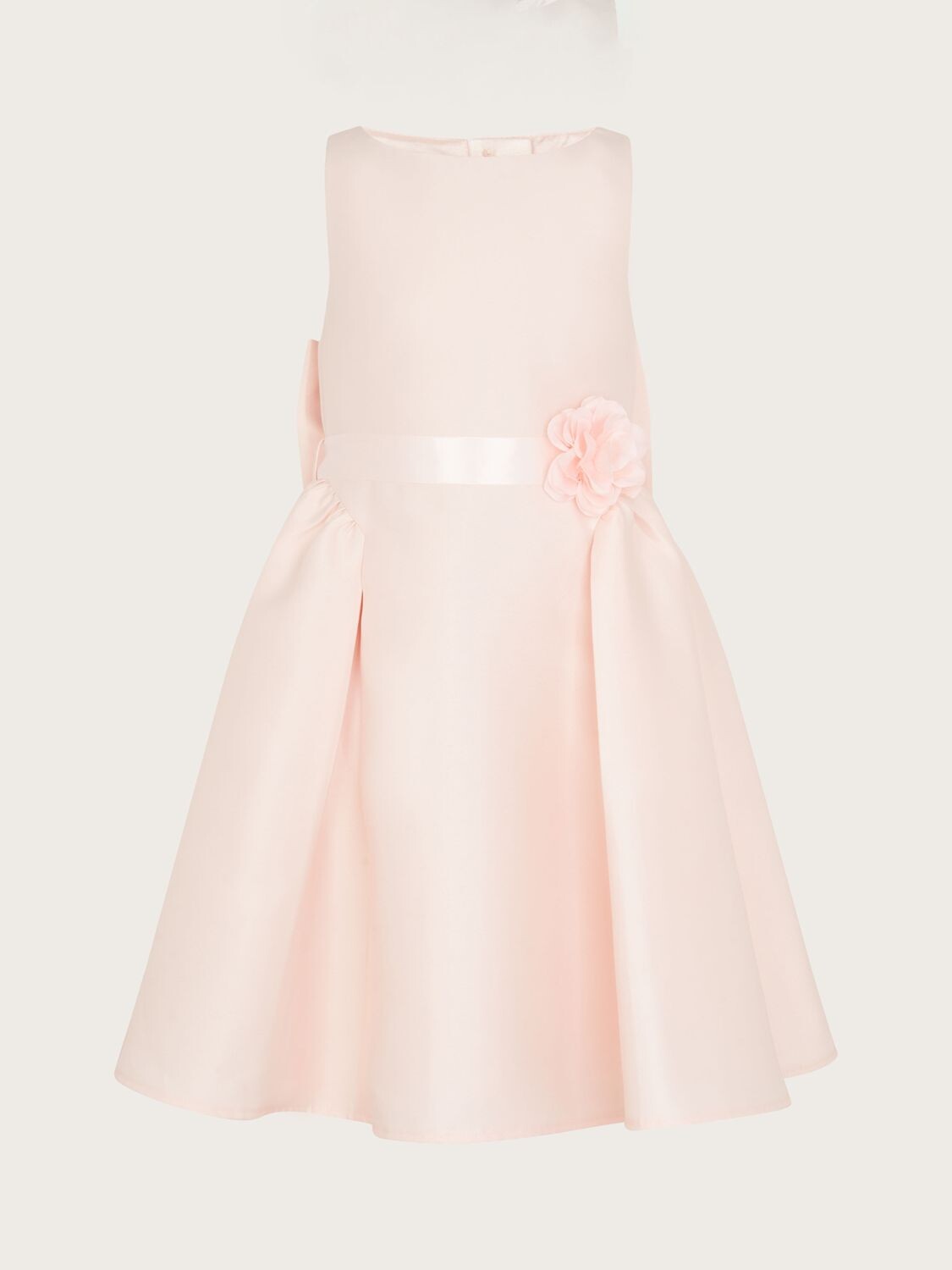 

Твиловое платье подружки невесты Monsoon Kids Holly Duchess, розовое