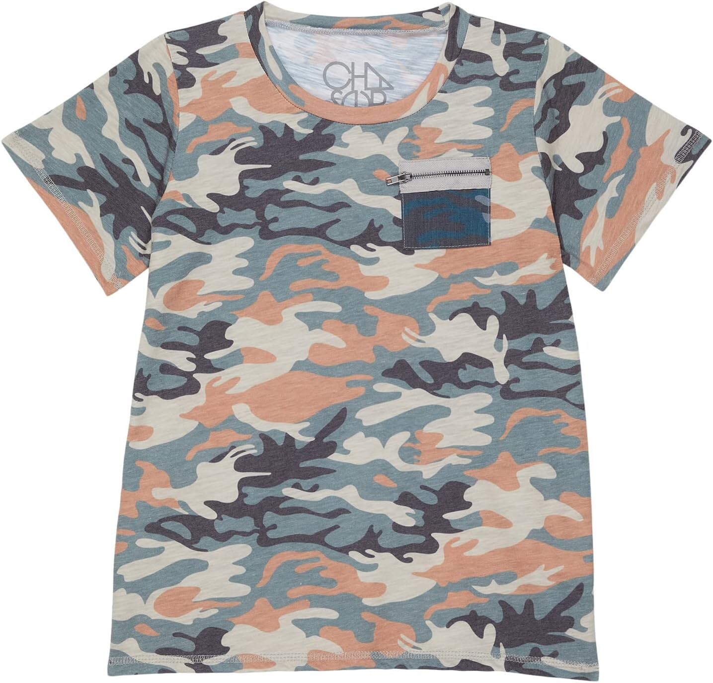 

Футболка Chaser Gauze Jersey Zip Pocket Short Sleeve Tee, цвет Grasslands Camo