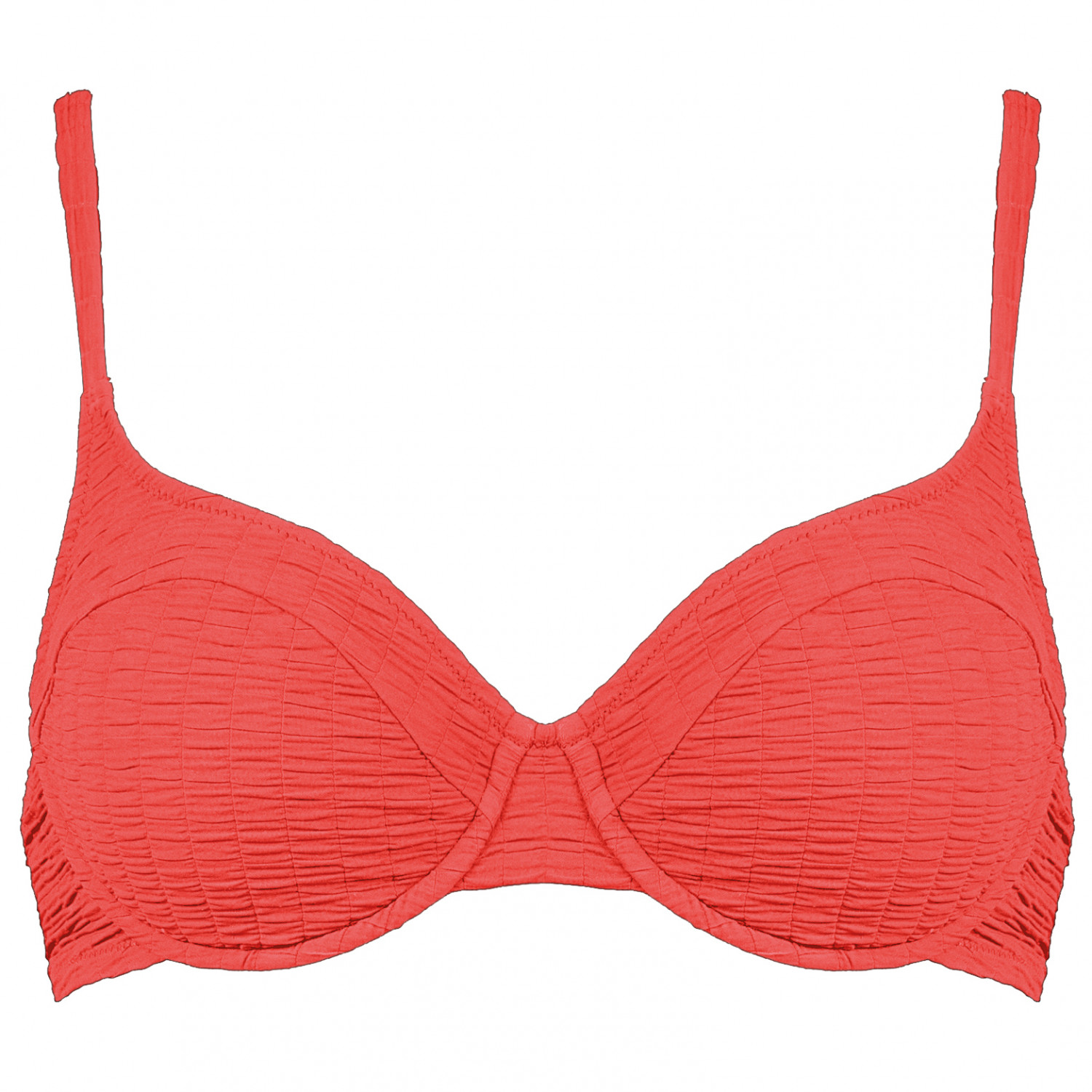 Верх бикини Watercult Women's Bikini Top Solid Crush 3, цвет Fiery Coral