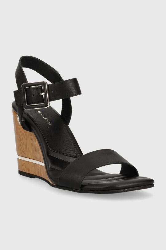 

Босоножки HARDWARE WEDGE SANDAL Tommy Hilfiger, черный