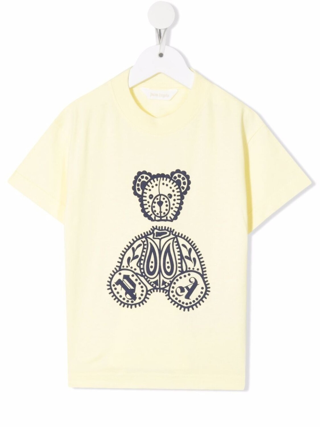 

Palm Angels Kids футболка с принтом, желтый