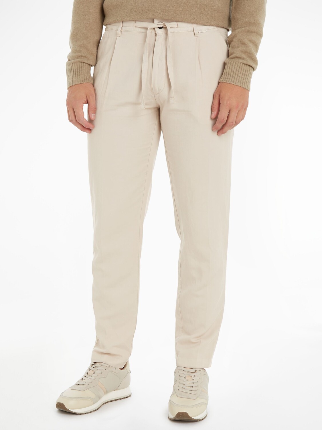 

Брюки-зауженные брюки Calvin Klein Slim Fit, каменно-бежевый