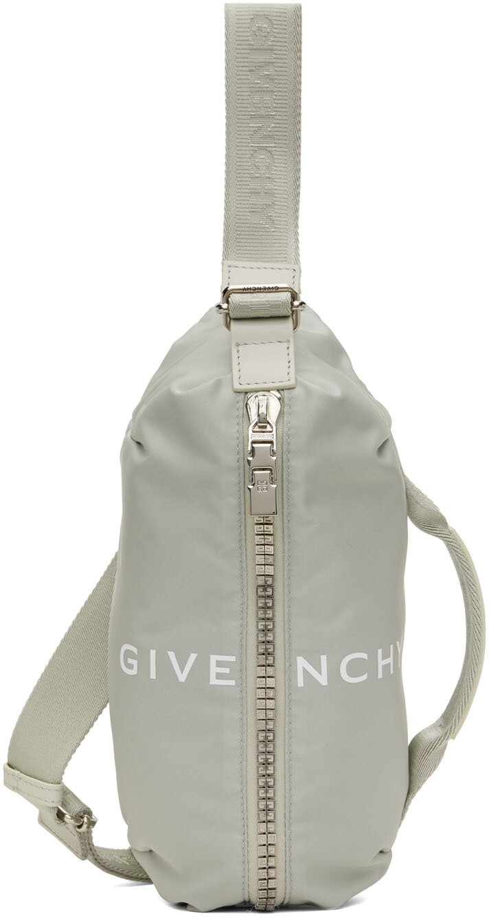 

Серая поясная сумка с G-молнией Givenchy