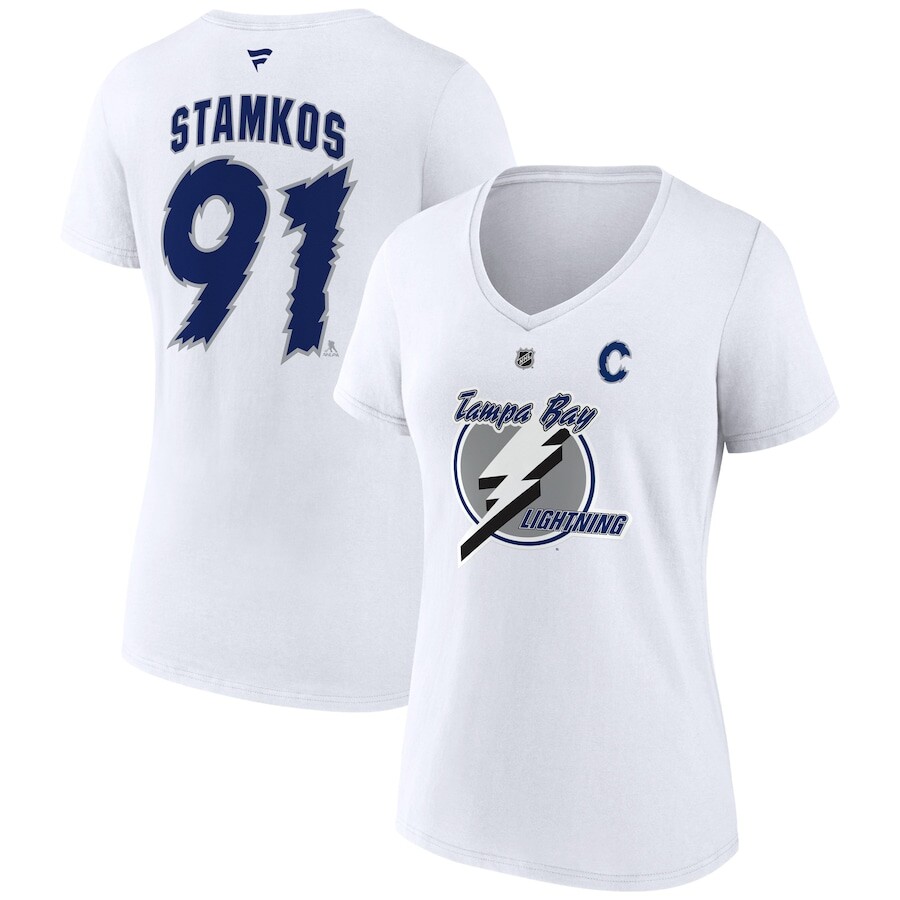 

Футболка с коротким рукавом Fanatics Branded Tampa Bay Lightning, белый