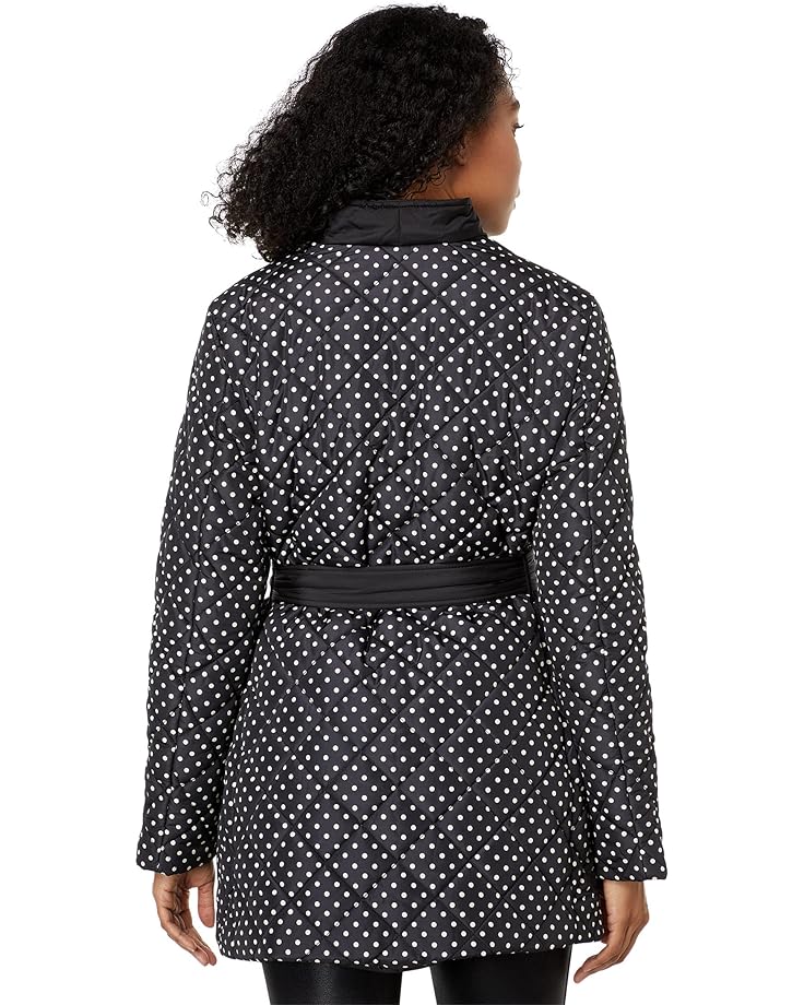 цена Куртка Kate Spade New York Belted Quilted Jacket, цвет Printed Dot