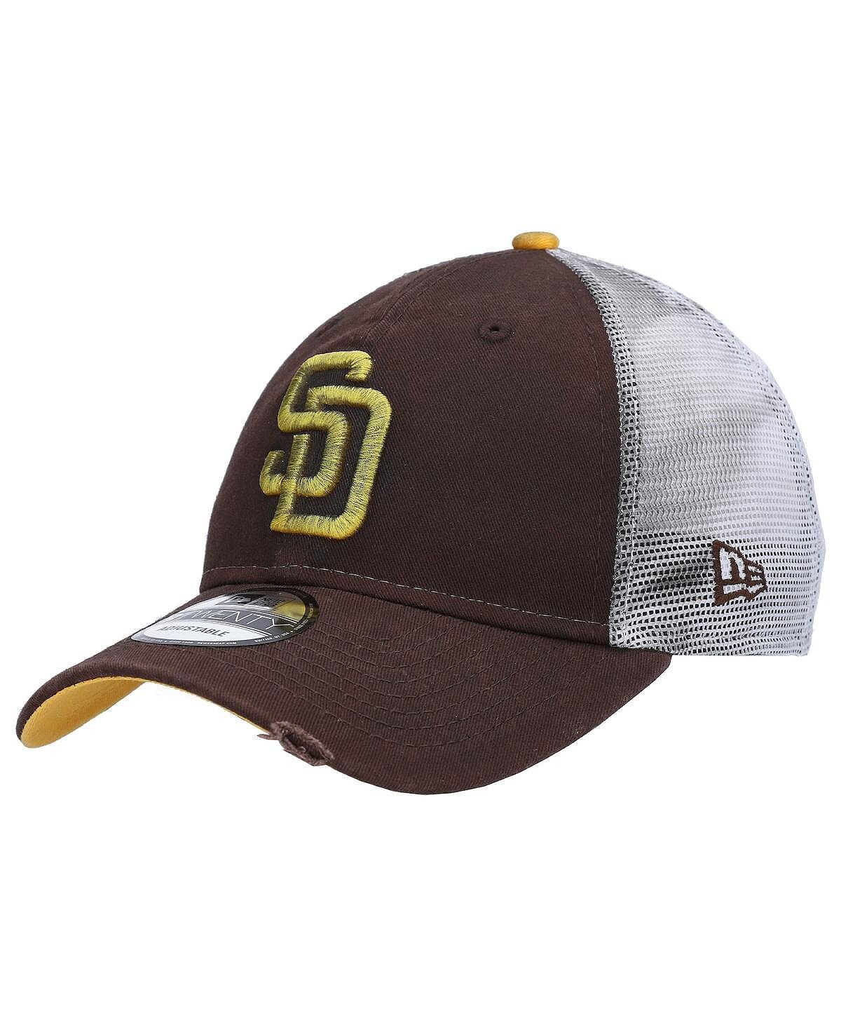 

Мужская коричневая кепка San Diego Padres Team Rustic Trucker 9Twenty Snapback New Era