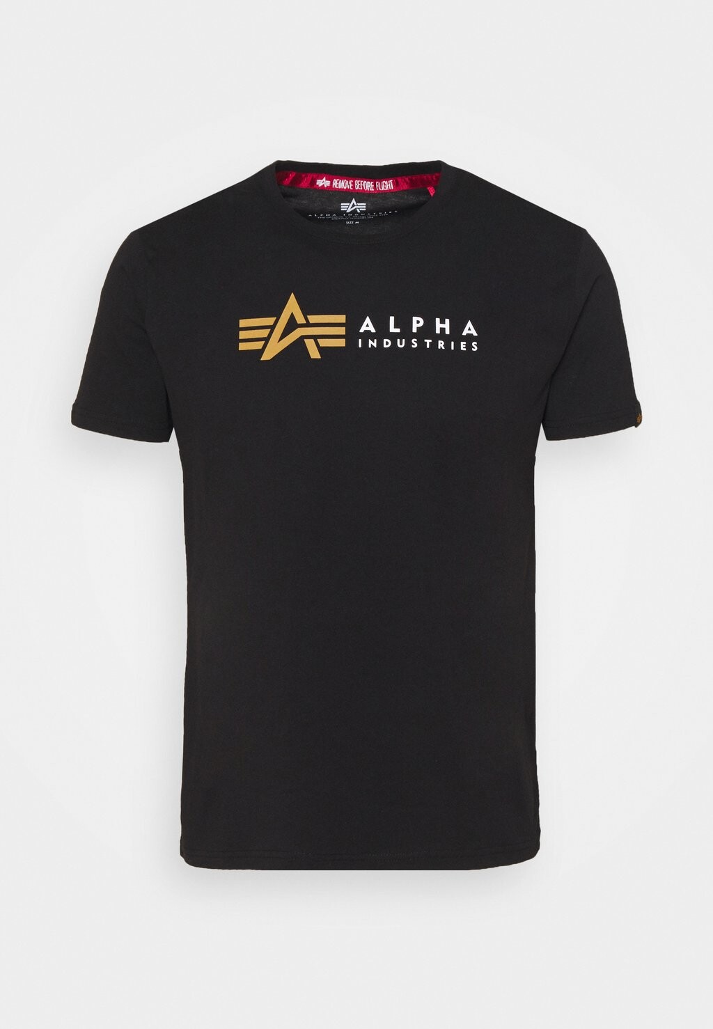 

Футболка с принтом Alpha Industries, черный