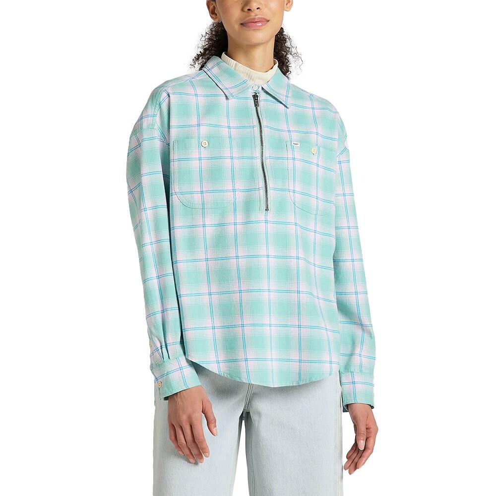 

Рубашка Lee Frontier Half Zip, зеленый