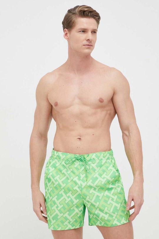 Шорты для плавания Tommy Hilfiger, зеленый tommy hilfiger шорты для плавания