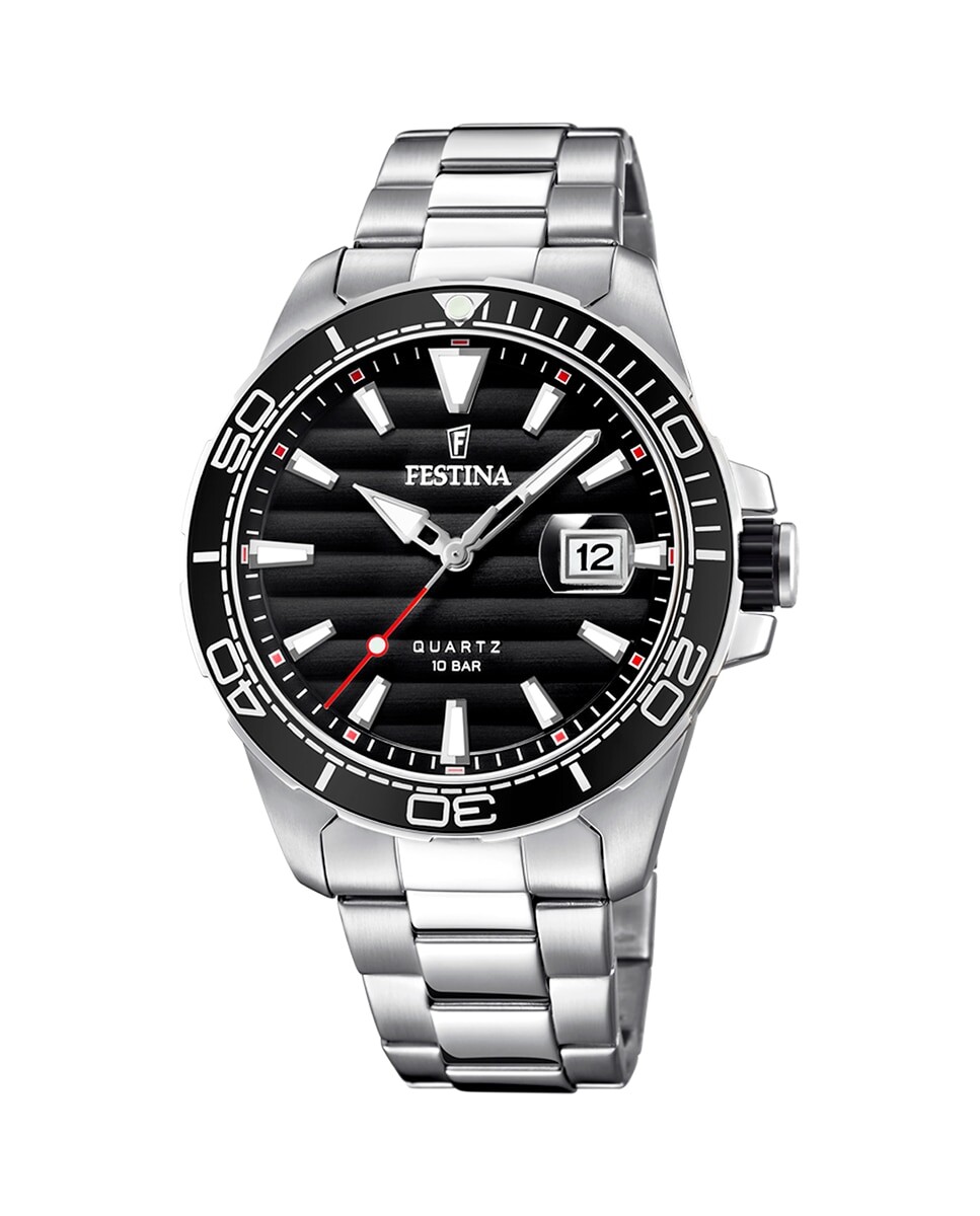 

F20360/2 Prestige мужские часы из серебристой стали Festina, серебро