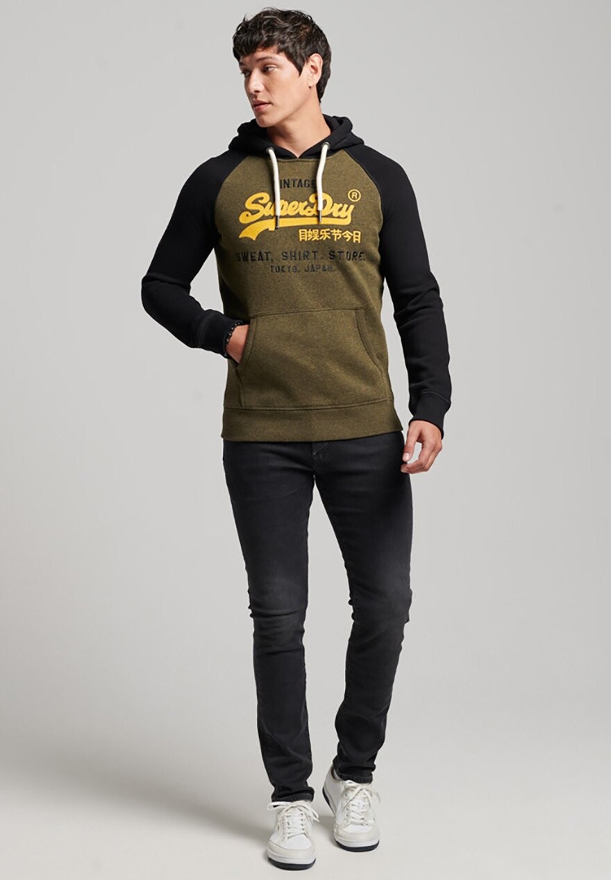 

Толстовка с капюшоном Superdry, Черный