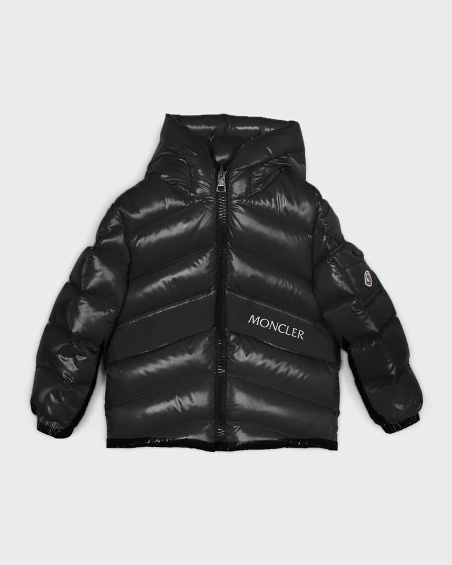 

Однотонная куртка Groseiller с капюшоном для мальчика, размеры 8–14 Moncler