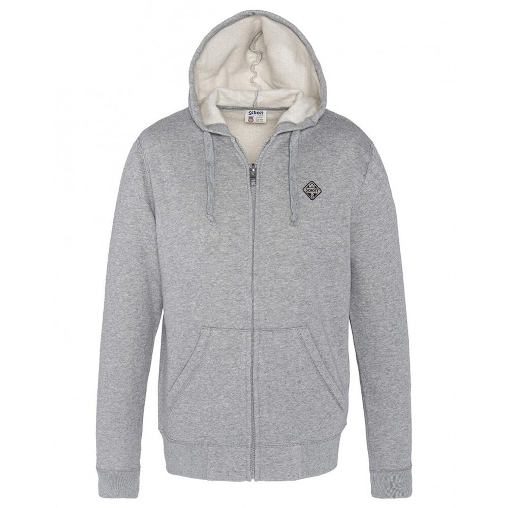 

Толстовка Schott Badge Full Zip, серый