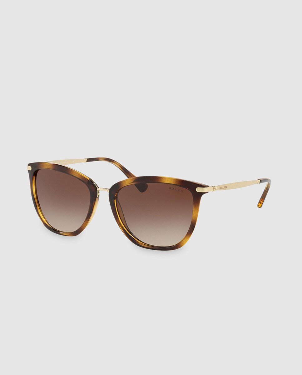 Солнцезащитные очки гаванского тона Ralph Lauren, коричневый солнцезащитные очки ralph lauren квадратные коричневый