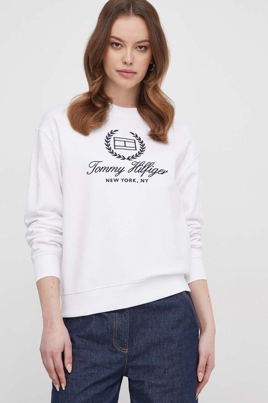 

Хлопковая толстовка Tommy Hilfiger, белый