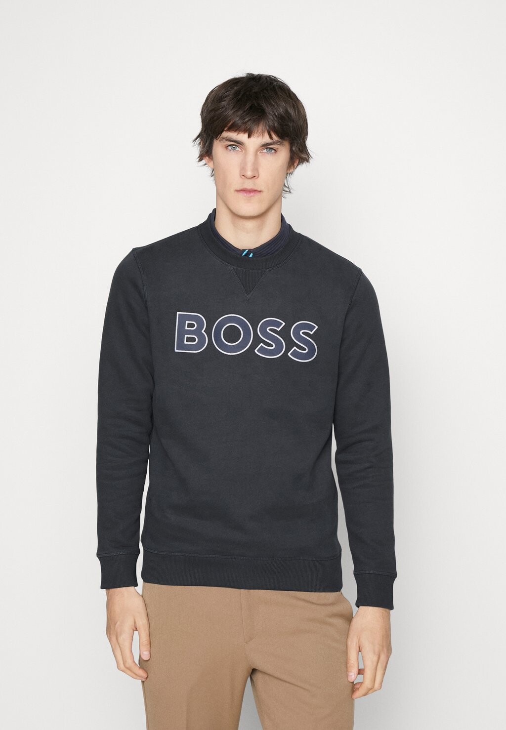 

Толстовка BOSS, темно-синий