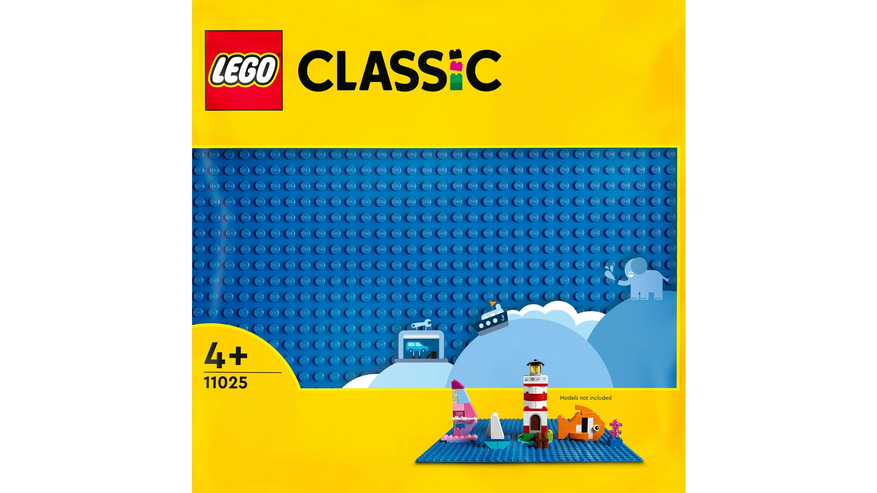 Lego Classic Синяя строительная пластина, опорная плита для наборов Lego, 32x32 lego classic белая строительная пластина опорная плита для наборов lego 32x32