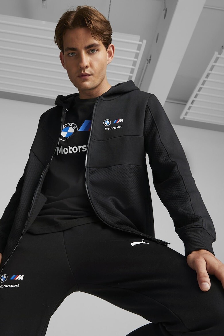 

Толстовка BMW Motorsport с молнией и боковыми карманами Puma, черный