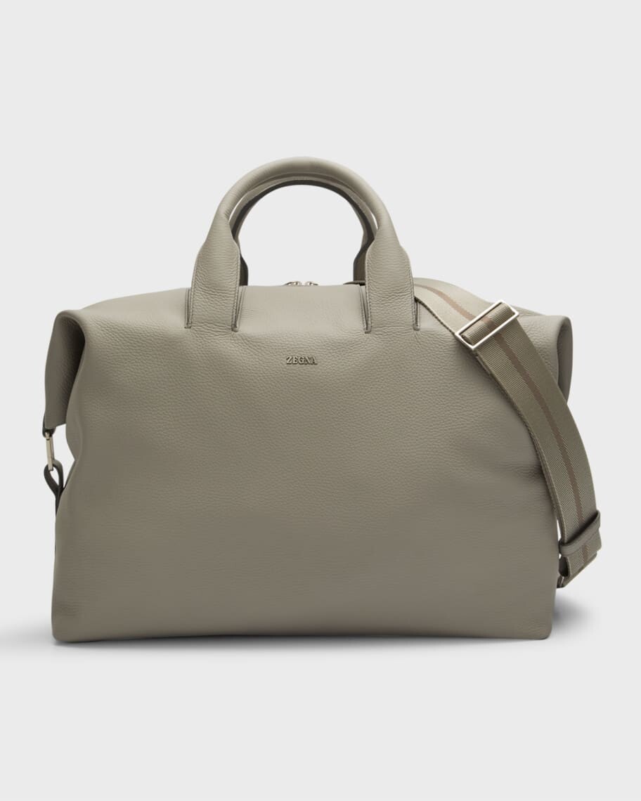

Мужская дорожная сумка Holdall из кожи реглан ZEGNA