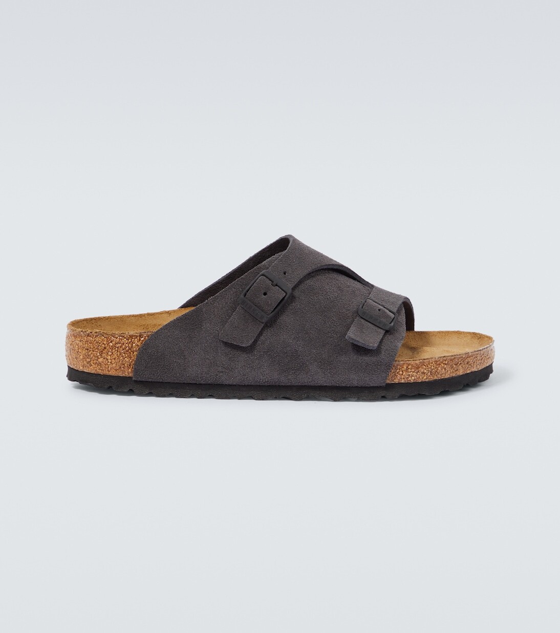 

Шлепанцы Zurich из замши Birkenstock, серый