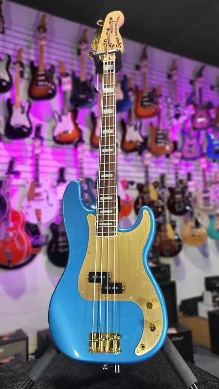 

Басс гитара Squier 40th Anniversary Gold Edition Precision Bass - Lake Placid Blue