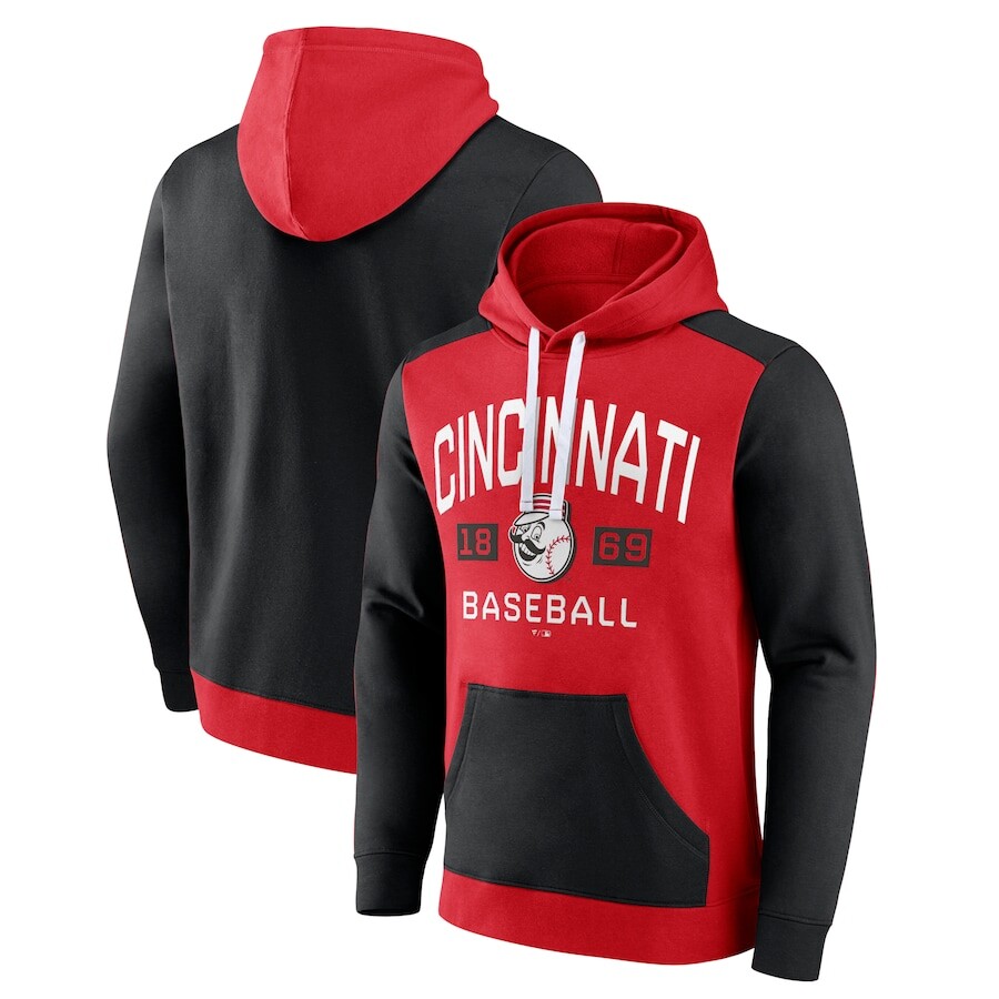 

Пуловер с капюшоном Fanatics Branded Cincinnati Reds, красный