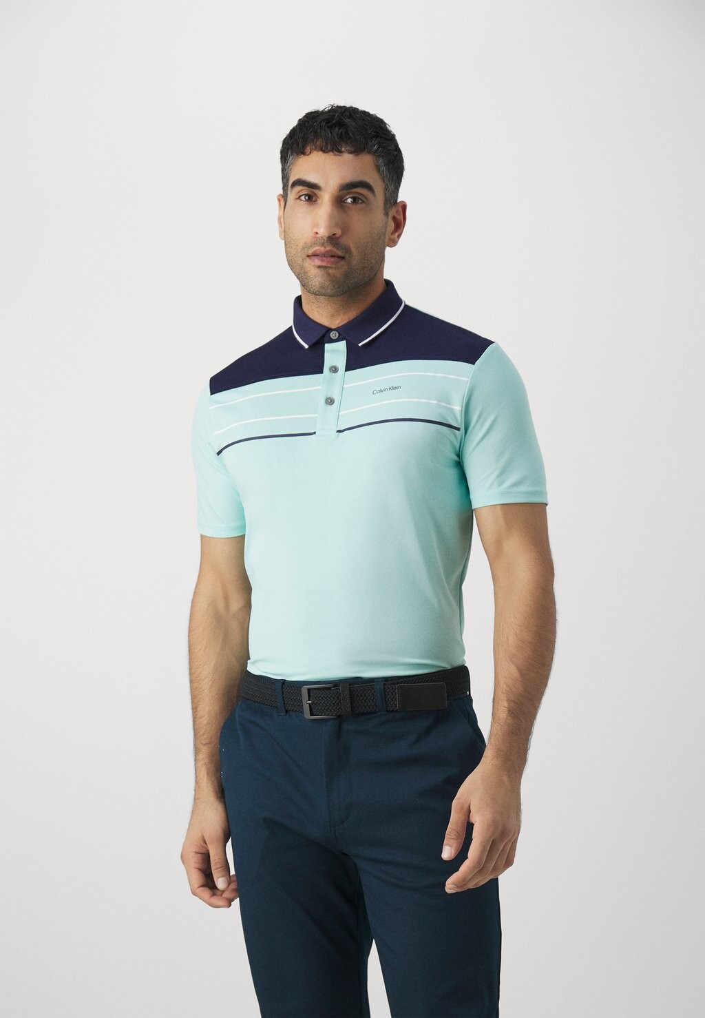 

Поло Eagle Calvin Klein, цвет acqua