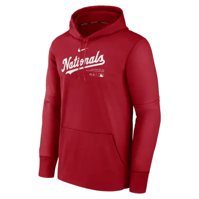 

Худи Nike Washington Nationals Authentic Collection Practice, красный