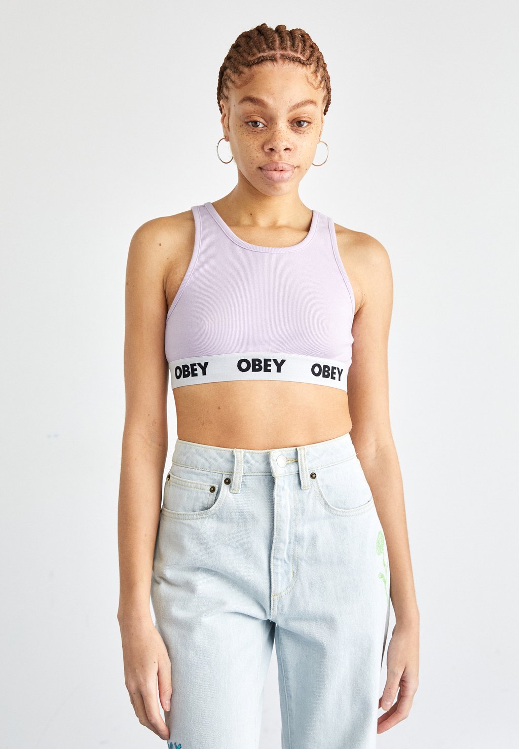 Топ LISA II TANK Obey Clothing, цвет orchid petal