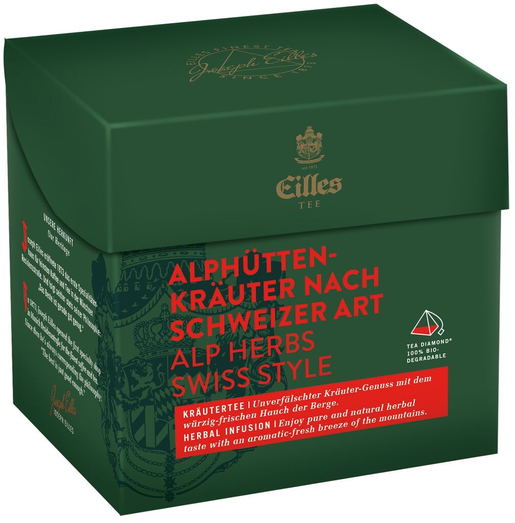 

EILLES TEE Чай Diamond ALPHÜTTEN HERBS в пакетике-пирамиде, коробка 20 шт.