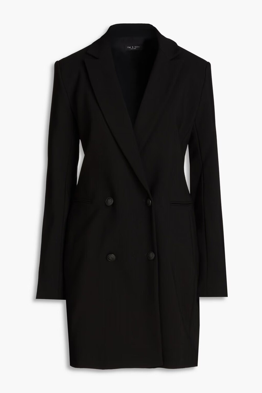 

Платье-смокинг мини из крепа Dax Rag & Bone, черный