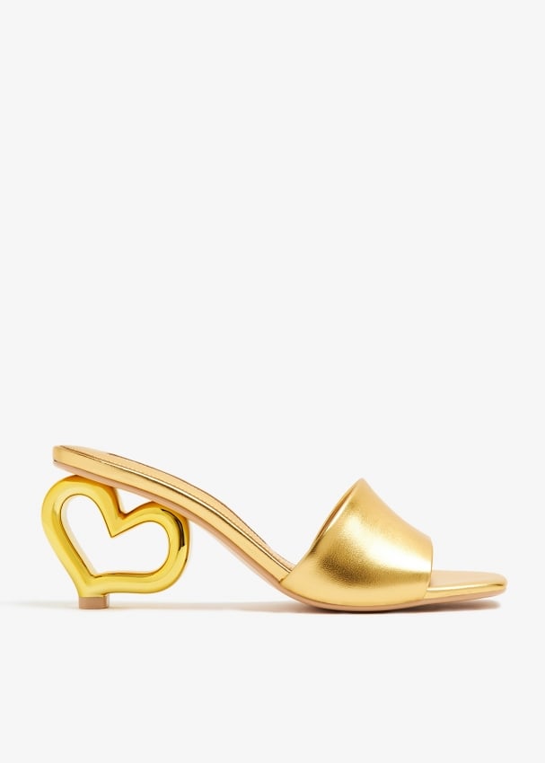 Сандалии Kat Maconie Chichi, золотой женские туфли из воловьей кожи на толстом каблуке с квадратным носком