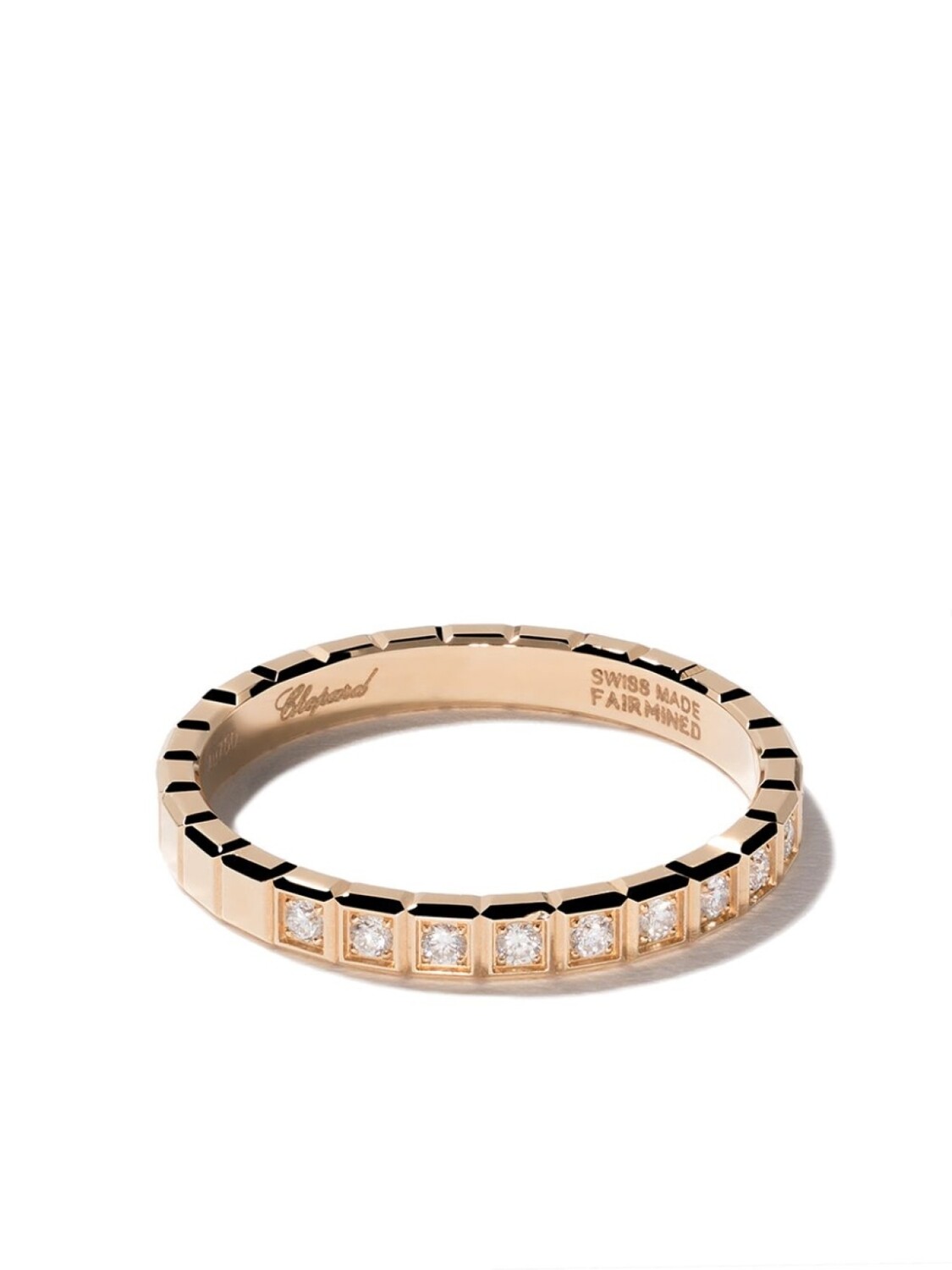 

Кольцо Ice Cube из желтого золота с бриллиантами Chopard, золотой
