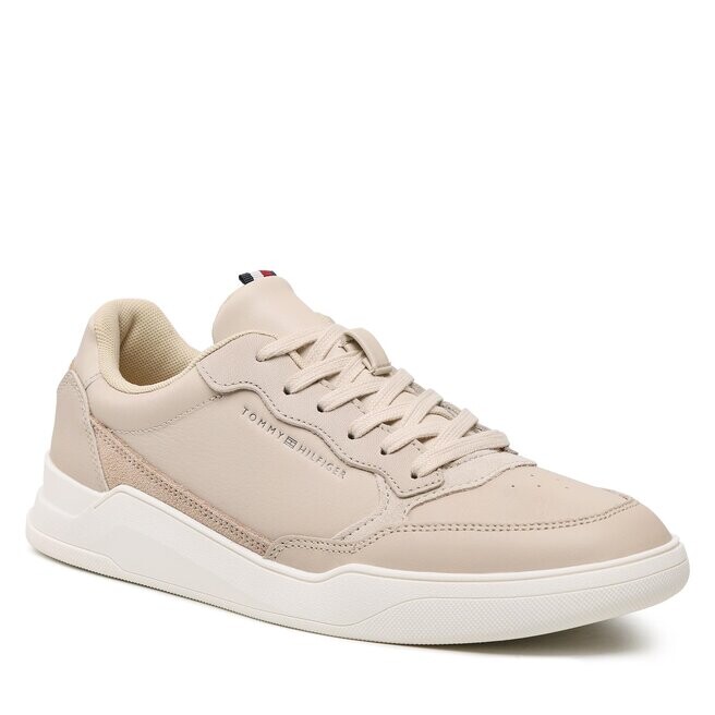 

Кроссовки Tommy Hilfiger ElevatedCupsole Leather, бежевый