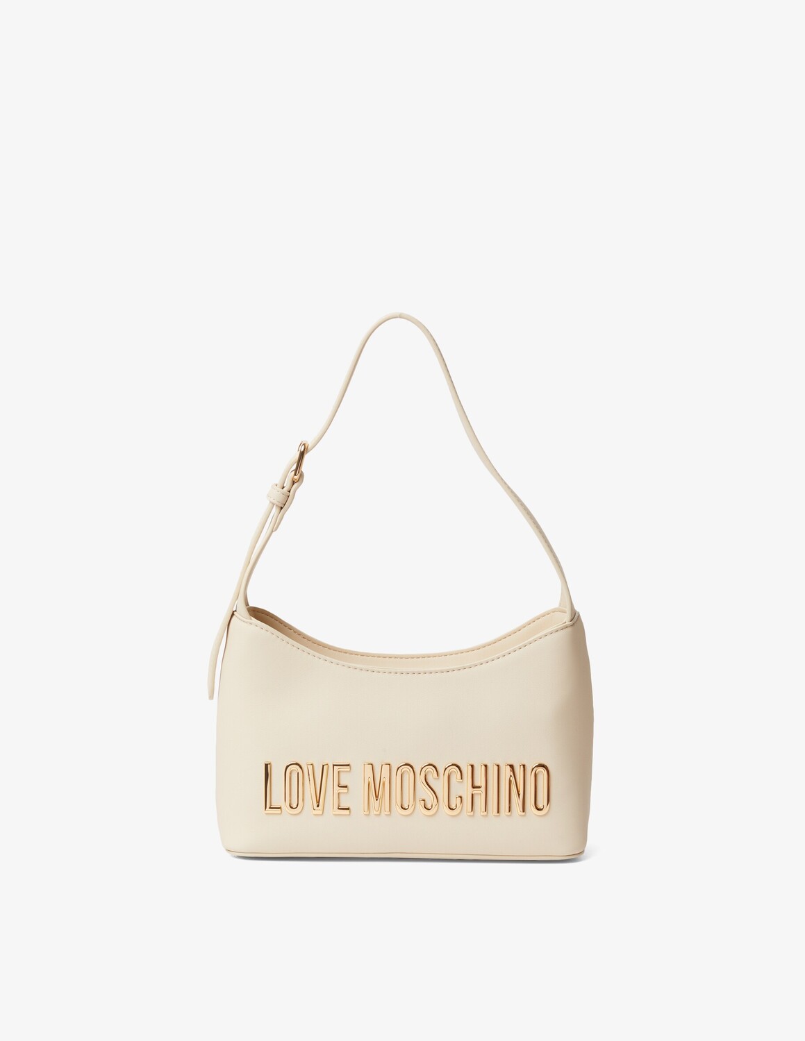 Сумка-хобо Bold Love Love Moschino, кремовый