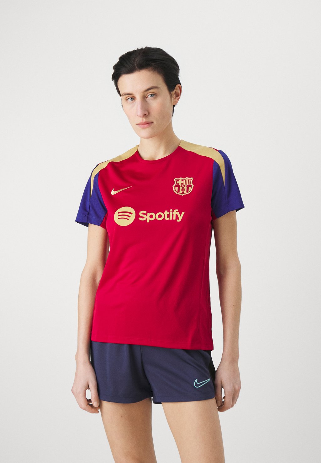 Спортивная футболка FC BARCELONA STRIKE Nike, цвет noble red/deep royal blue/club gold