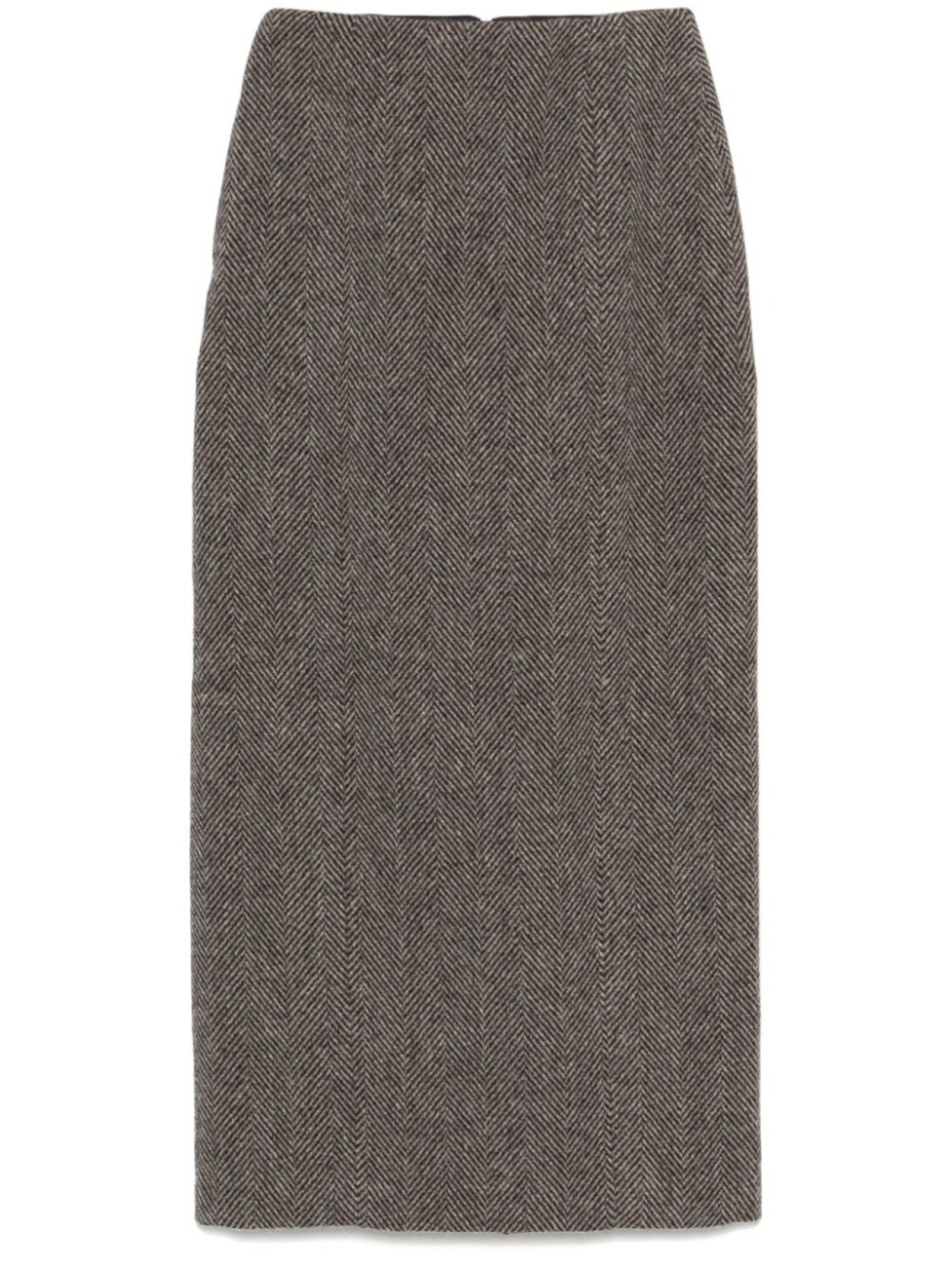 

Юбка макси Lama Shetland Auralee, нейтральный цвет