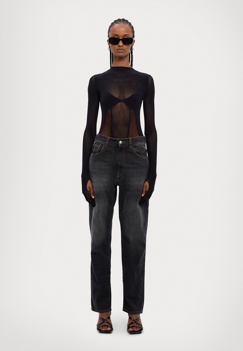 

Рубашка с длинным рукавом SEAMLESS LONG SLEEVES BODY GCDS, черный